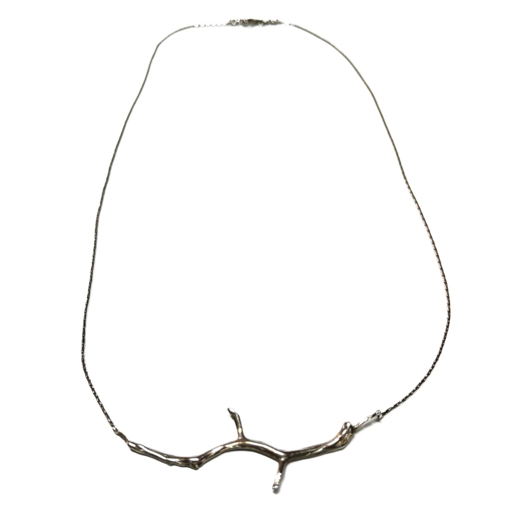 Noemi Klein silver branch necklace, 15"